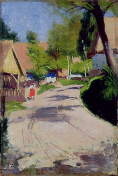 Road Through a Village, 1910 by Wlodzimierz Tetmajer